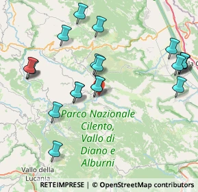 Mappa 84065 Piaggine SA, Italia (9.6685)