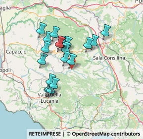 Mappa 84065 Piaggine SA, Italia (12.9225)