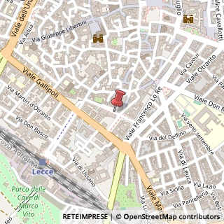 Mappa Via duca degli abruzzi 3, 73100 Lecce, Lecce (Puglia)