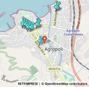 Mappa Via Calcedonio Giordano, 84043 Agropoli SA, Italia (0.52636)