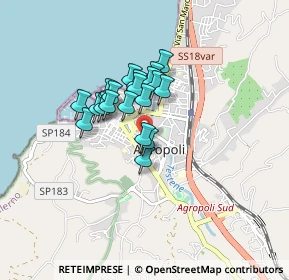 Mappa Via Calcedonio Giordano, 84043 Agropoli SA, Italia (0.6195)