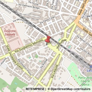 Mappa Via Girolamo Marciano, 6/A, 73100 Lecce, Lecce (Puglia)