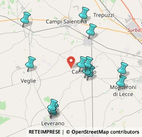 Mappa S.C.E. di Brindisi, 73041 Carmiano LE, Italia (4.64385)