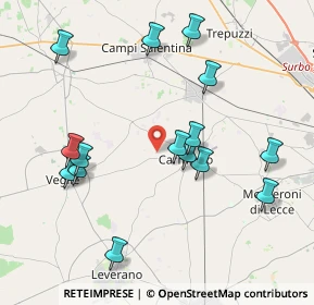 Mappa S.C.E. di Brindisi, 73041 Carmiano LE, Italia (4.53667)