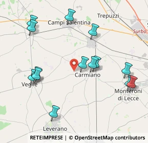 Mappa S.C.E. di Brindisi, 73041 Carmiano LE, Italia (4.81571)