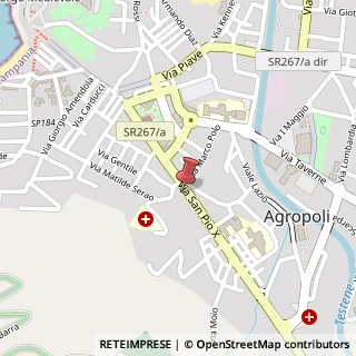 Mappa Via San Pio X, 72, 84043 Agropoli, Salerno (Campania)
