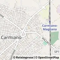 Karte Carmiano