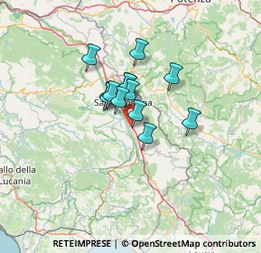 Mappa 84034 Padula SA, Italia (8.86615)