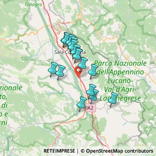 Mappa 84034 Padula SA, Italia (5.90313)