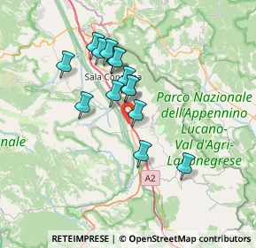 Mappa 84034 Padula SA, Italia (6.18786)