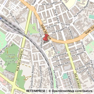 Mappa Via Emilia, 7, 73100 Lecce, Lecce (Puglia)