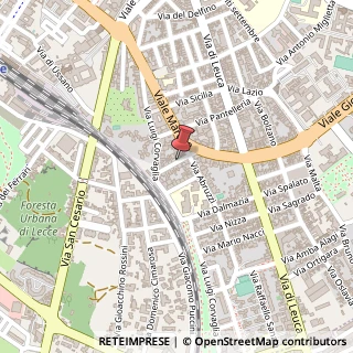 Mappa Via Emilia,  5, 73100 Lecce, Lecce (Puglia)