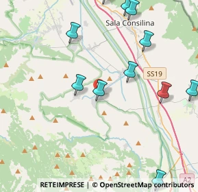 Mappa Via Ponte Chianche, 84038 Sassano SA, Italia (5.40636)