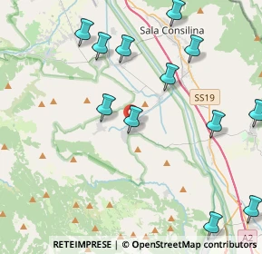 Mappa Via Ponte Chianche, 84038 Sassano SA, Italia (5.3725)