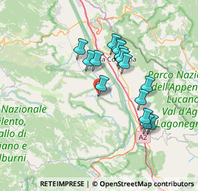 Mappa Via Ponte Chianche, 84038 Sassano SA, Italia (6.526)