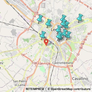 Mappa Via Daniela e Paola Bastianutti, 73100 Lecce LE, Italia (2.06167)