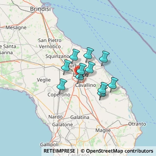 Mappa Via Daniela e Paola Bastianutti, 73100 Lecce LE, Italia (9.15727)