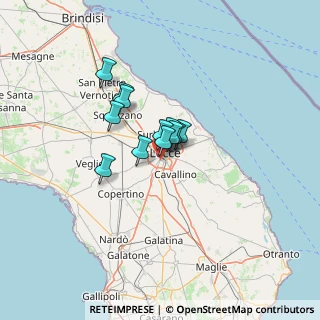 Mappa Via Daniela e Paola Bastianutti, 73100 Lecce LE, Italia (8.27167)
