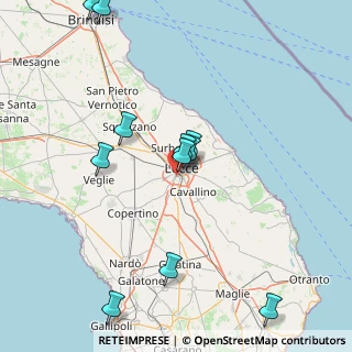 Mappa Via Daniela e Paola Bastianutti, 73100 Lecce LE, Italia (18.80273)