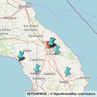Mappa Via Salvator Rosa, 73100 Lecce LE, Italia (13.38583)