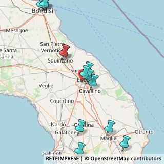 Mappa Via Salvator Rosa, 73100 Lecce LE, Italia (20.88615)