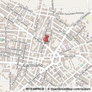 Mappa Via Roma, 66, 73041 Carmiano, Lecce (Puglia)