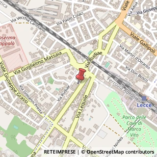 Mappa Via Clemente Antonaci, 4, 73100 Lecce, Lecce (Puglia)