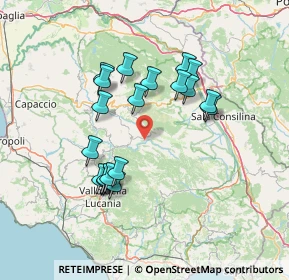 Mappa Via del Monte, 84065 Piaggine SA, Italia (14.0965)