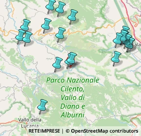 Mappa Via del Monte, 84065 Piaggine SA, Italia (10.787)