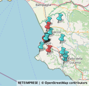 Mappa Via G. Donizetti, 84043 Agropoli SA, Italia (8.84867)