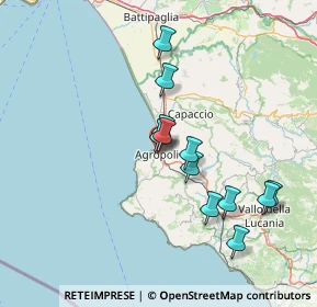 Mappa Via Dante Alighieri, 84043 Agropoli SA, Italia (13.88833)