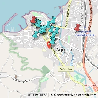 Mappa Via S. PioX, 84043 Agropoli SA, Italia (0.4235)
