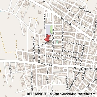 Mappa Via Te, 73041 Carmiano, Lecce (Puglia)
