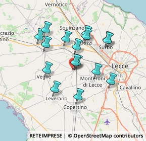 Mappa Via Mieli, 73041 Carmiano LE, Italia (6.7075)