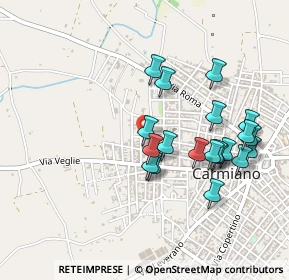 Mappa Via Ugo Foscolo, 73041 Carmiano LE, Italia (0.49)