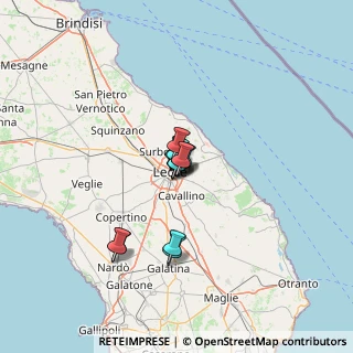 Mappa Via Merine, 73100 Lecce LE, Italia (7.8175)