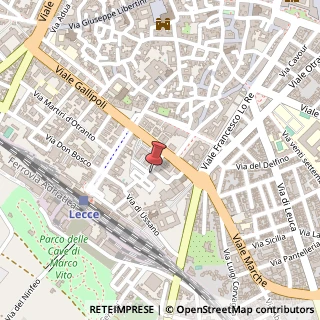 Mappa Via Giuseppe Petraglione, 5, 73100 Lecce, Lecce (Puglia)