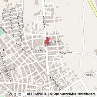 Mappa Via salice 132, 73010 Veglie, Lecce (Puglia)