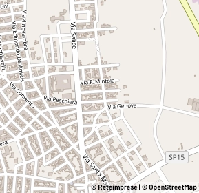 Mappa Via Venezia, 73010 Veglie LE, Italia (0.15769)