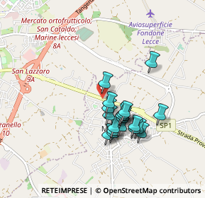 Mappa Via Provinciale Lecce - Vernole, 73023 Lizzanello LE, Italia (0.7895)