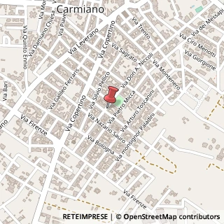 Mappa Via Don A. Niccoli, 103, 73041 Carmiano, Lecce (Puglia)
