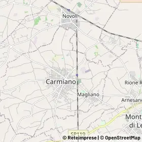 Mappa Carmiano