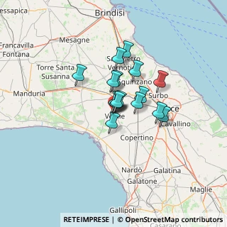 Mappa Via Enrico Fermi, 73010 Veglie LE, Italia (8.83688)