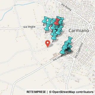 Mappa S.C.E. Cona, 73041 Carmiano LE, Italia (0.44179)