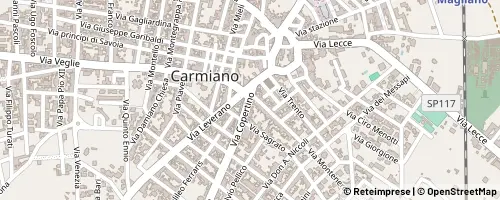 Mappa Carmiano