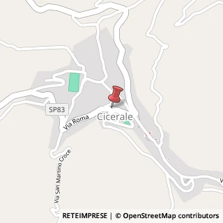 Mappa Localita' Terzerie, 84053 Cicerale, Salerno (Campania)
