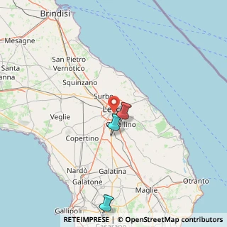 Mappa Via Luigi Corvaglia, 73100 Lecce LE, Italia (58.13375)