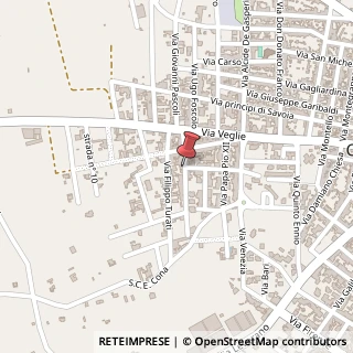 Mappa Via medaglia d'oro, 73012 Carmiano, Lecce (Puglia)