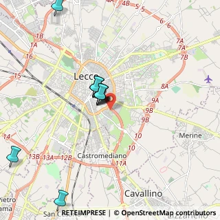Mappa Via Cicolella, 73100 Lecce LE, Italia (1.735)