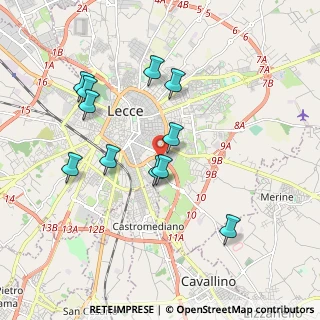 Mappa Via Cicolella, 73100 Lecce LE, Italia (1.96182)
